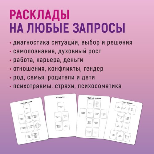 Фото Психологические расклады. Схемы. 2 колоды